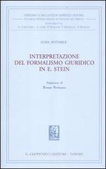 Interpretazione del formalismo giuridico in E. Stein.pdf