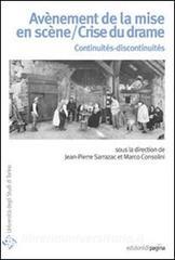 Avènement de la mise en scène/Crise du drame. Continuités-discontinuités.pdf