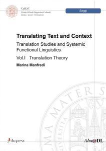 Translating text and context traslation studies and systemic functional linguistics vol.1.pdf