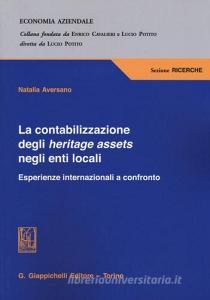 La contabilizzazione degli heritage assets negli enti locali. Esperienze internazionali a confronto.pdf