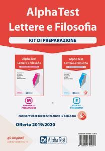 Alpha Test. Lettere e Filosofia. Kit di preparazione: Manuale di preparazione-Esercizi commentati. Con software di simulazione.pdf