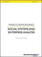 Ebook Social systems and enterprise analysis di Marco Remondino edito da libreriauniversitaria.it