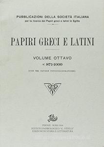 Papiri greci e latini vol.8.pdf