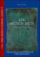 Lex metallis dicta. Studi sulla seconda tavola di Vipasca.pdf