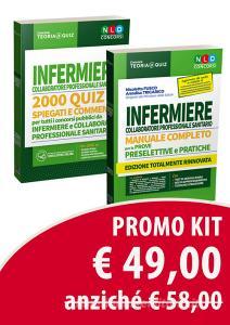 Kit completo per le prove preselettive e pratiche dei concorsi per infermiere e collaboratore sanitario. Manuale, 2000 quiz spiegati e commentati.pdf