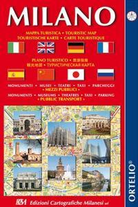 Milano turistica. Mappa turistica, monumenti, musei, teatri, taxi, parcheggi e trasporti pubblici. Ediz. multilingue.pdf