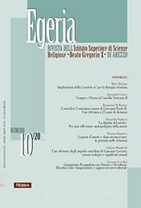 Egeria. Rivista dellIstituto Superiore di scienze religiose «Beato Gregorio X» di Arezzo vol. 8-9. Violenza e amore tradito. Prospettive pastorali (2016) vol.10.pdf