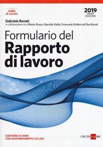 Formulario del rapporto di lavoro. Con aggiornamento. Con CD-ROM.pdf