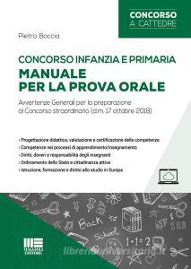 Concorso infanzia e primaria. Manuale per la prova orale. Avvertenze generali per la preparazione al Concorso straordinario (d.m. 17 ottobre 2018).pdf