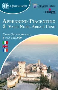 Appennino piacentino. Carta escursionistica 1:25.000. Ediz. italiana, inglese e francese. Con piccola guida vol.3.pdf