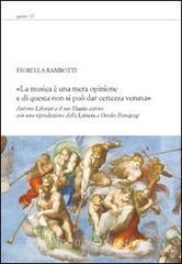 «La musica è una mera opinione e di questa non si può dar certezza veruna». Antimo Liberati e il suo diario sistino con una riproduzione della lettera a Ovidio Persa.pdf
