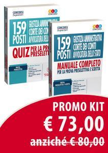 Concorso 159 posti Giustizia amministrativa, Corte dei Conti, Avvocatura dello Stato: Manuale completo per la prova preselettiva e scritta-Quiz per la prova preselet.pdf