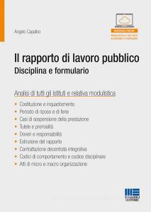 Il rapporto di lavoro pubblico. Disciplina e formulario.pdf