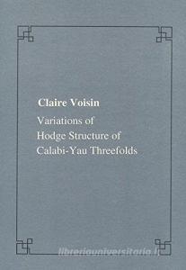 Variations of hodge. Structure of calabi-yau three folds.pdf
