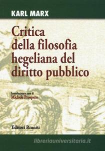 Critica della filosofia hegeliana del diritto pubblico.pdf