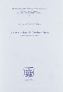 Le opere italiane di Giordano Bruno. Critica testuale e oltre.pdf
