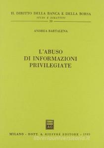 L abuso di informazioni privilegiate.pdf