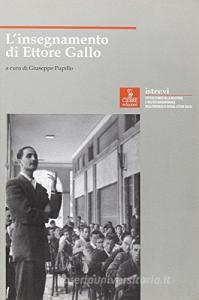 L' insegnamento di Ettore Gallo retedem.it Image