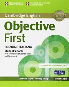 Cambridge English Objective First Students Book With Answers