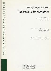 Concerto in re maggiore per quattro chitarre. Partitura e parti. Ediz. italiana e inglese.pdf