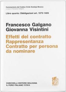 Effetti del contratto. Rappresentanza. Contratto per persona da nominare. Artt. 1372-1405.pdf