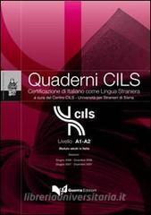 Livello A1-A2. Modulo adulti in Italia. Sessioni: giugno 2006-dicembre 2006-giugno 2007-dicembre 2007. Con CD Audio.pdf