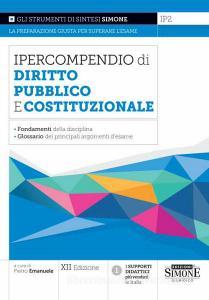Ebook Ipercompendio Diritto Pubblico e Costituzionale di Pietro Emanuele edito da Edizioni Simone