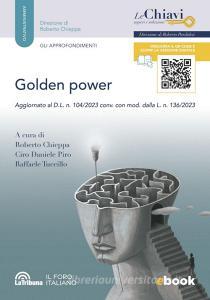 Ebook Golden power di Roberto Chieppa, Ciro Daniele Piro, Raffaele Tuccillo edito da Casa Editrice La Tribuna