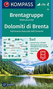 Carta escursionistica n. 73. Dolomiti di Brenta, Patrimonio Naturale dellUmanità 1:50.000. Ediz. italiana, tedesca e inglese.pdf