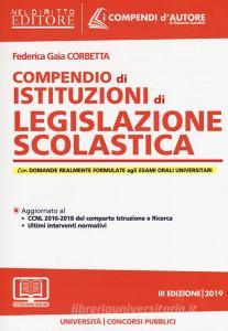 Compendio di istituzioni di legislazione scolastica. Con espansione online.pdf
