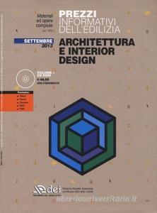Prezzi informativi delledilizia. Architettura e interior design. Settembre 2013. Con CD-ROM.pdf
