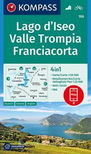 Carta escursionistica n. 106. Lago dIseo, Valle Trompia, Franciacorta 1:50.000. Ediz. italiana, tedesca e inglese.pdf