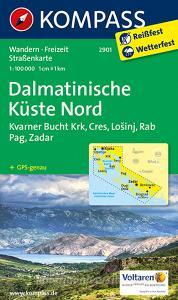Carta escursionistica n. 2901. Costa Dalmata Nord, Krk, Cres, Losinj, Rab, Pag, Zadar. 1:100.000.pdf