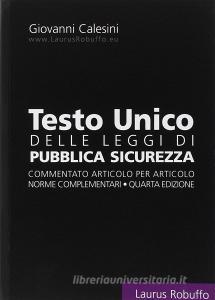 Testo unico delle leggi di pubblica sicurezza.pdf