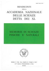 Memorie di scienze fisiche e naturali. Serie V. Rendiconti della Accademia Nazionale delle Scienze detta dei XL (2018) vol.41.1.pdf
