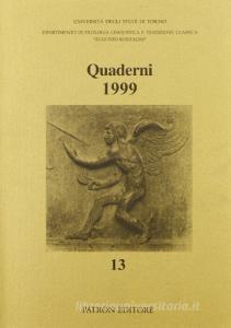 Quaderni del Dipartimento di filologia linguistica e tradizione classica (1999).pdf