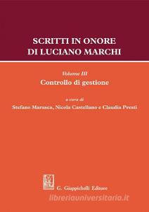 Ebook Scritti in onore di Luciano Marchi - e-Book di Luciano Marchi edito da Giappichelli Editore