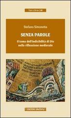 Senza parole. Il tema dellindicibilità di Dio nella riflessione medievale.pdf