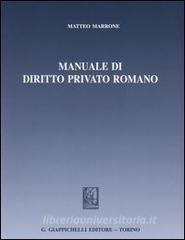 Manuale di diritto privato romano.pdf