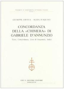 Concordanza della «Chimera» di Gabriele DAnnunzio. Testo, concordanza, liste di frequenza, indici.pdf