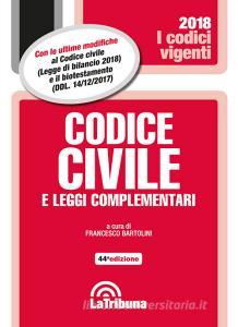 Codice Civile E Leggi Complementari, La Tribuna, 9788893175876 ...