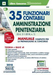 35 funzionari contabili. Amministrazione penitenziaria (G.U. 2-1-2018, n.1). Manuale completo per la preparazione al concorso.pdf