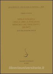 Bibliografia della lirica italiana minore del Trecento (BLIMT). Autori, edizioni, studi.pdf