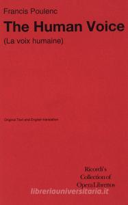 The human voice-La voix humaine. Musica di F. Poulenc.pdf