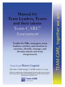 Ebook Manual for Team Leaders,  Teams and their talents. Team-CARE Assessment di Marco Laganà edito da Youcanprint