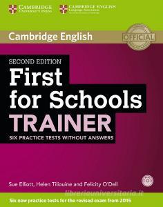 First for schools trainer. Practice tests. Without answers. Con CD Audio. Con espansione online.pdf