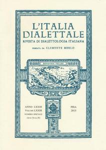 LItalia dialettale. Rivista di dialettologia italiana vol.73.pdf