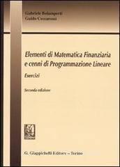 Elementi di matematica finanziaria e cenni di programmazione lineare. Esercizi.pdf
