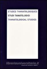 Studi tanatologici (2005). Ediz. italiana, inglese, francese vol.1.pdf