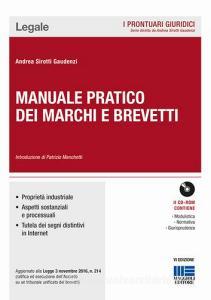 Manuale pratico dei marchi e dei brevetti. Con CD-ROM.pdf